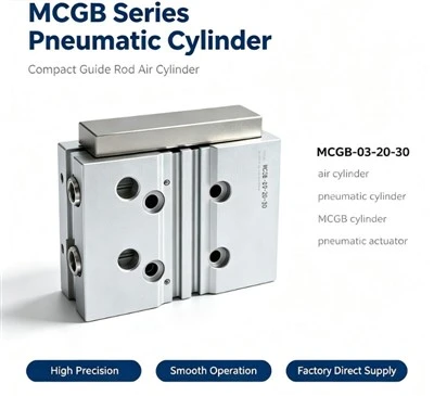 Silinder Pneumatik Panuntun Kembar Mini